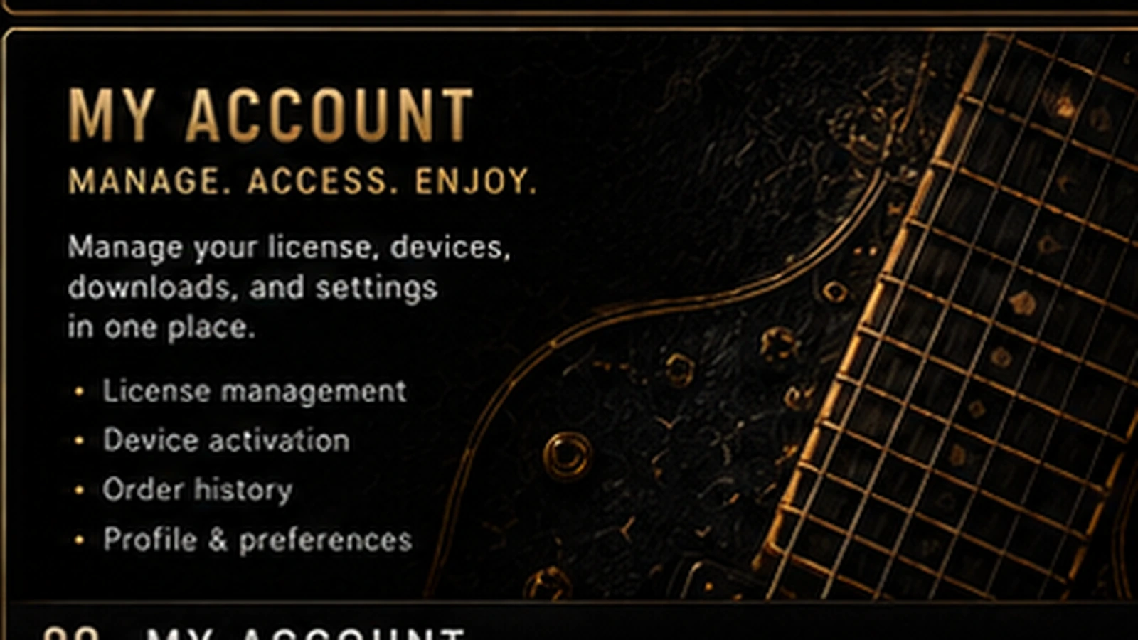 MY ACCOUNT