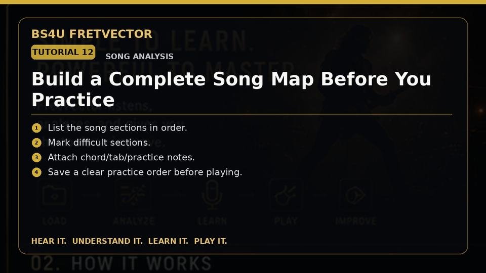 Build a Complete Song Map Before You Practice