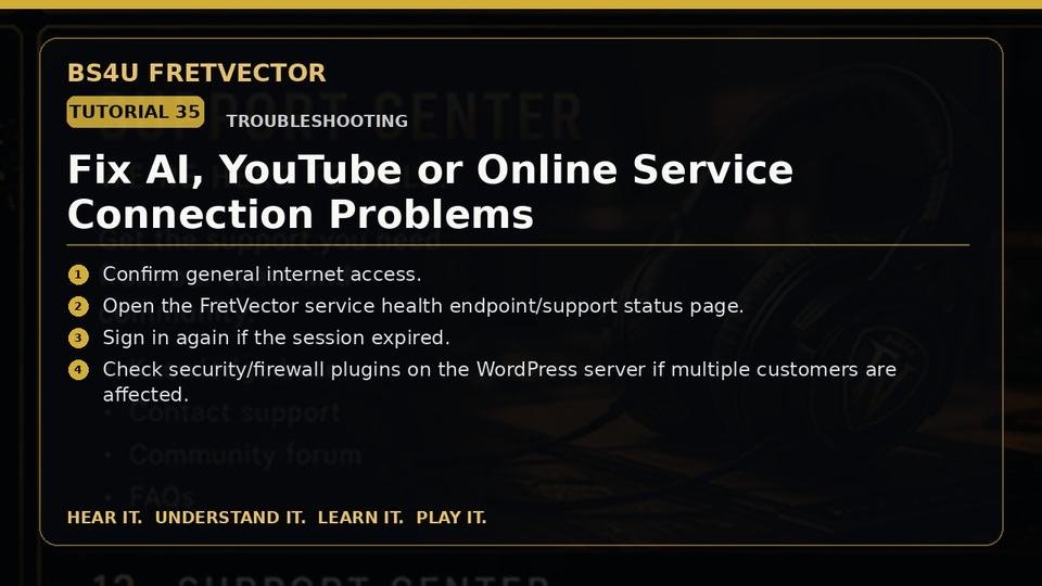 Fix AI, YouTube or Online Service Connection Problems